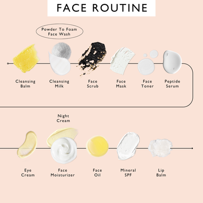 Powder To Foam Face Wash with Willow Bark + Papaya Enzymes