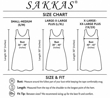 Sakkas Kevina Stonewashed Rayon Embroidered Dress
