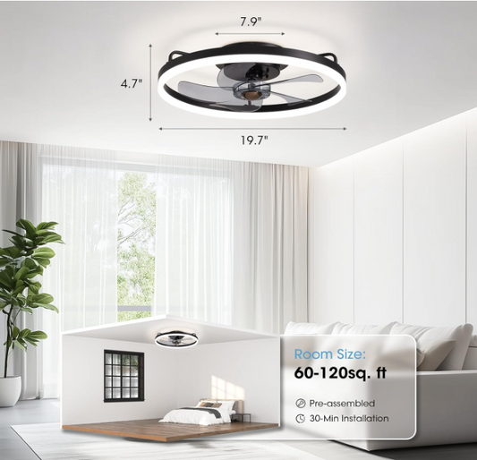 Ceiling Fans with Lights, Smart